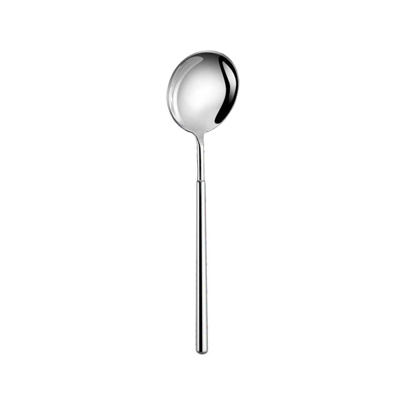 Maya Series Metal Mirrors Wire Drawing Soup Spoon 18.9cm