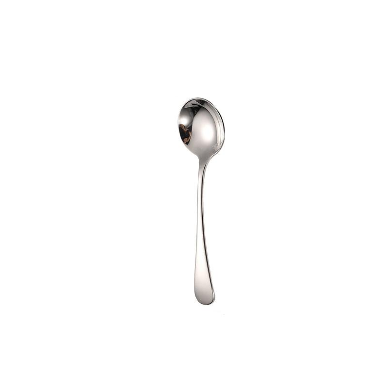 Tony Series Metal Mirrors Wire Drawing Soup Spoon 17.5cm