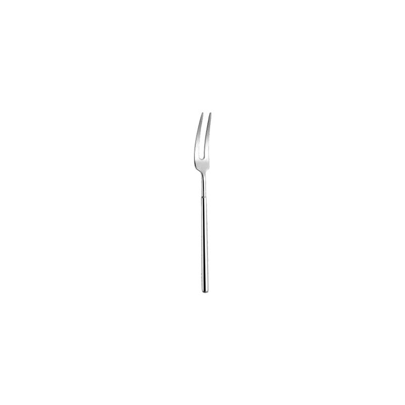 Maya Series Metal Mirrors Wire Drawing Fruit Fork 14.3cm