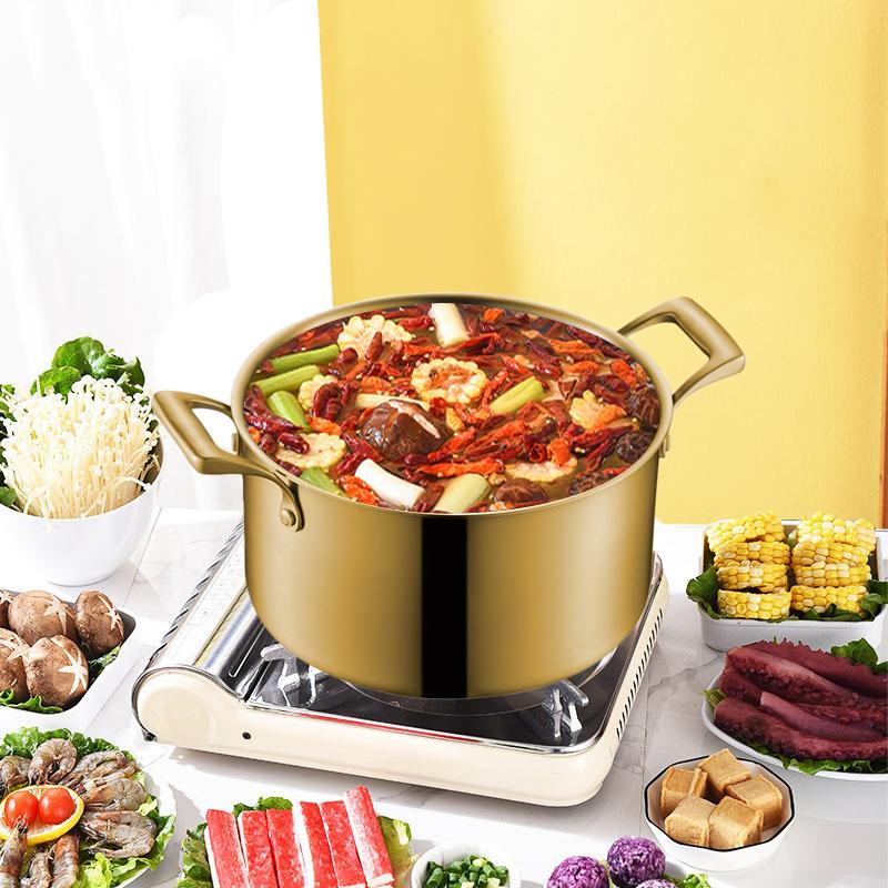 304 Stainless steel Tri-ply steel Titanium Braising Pots