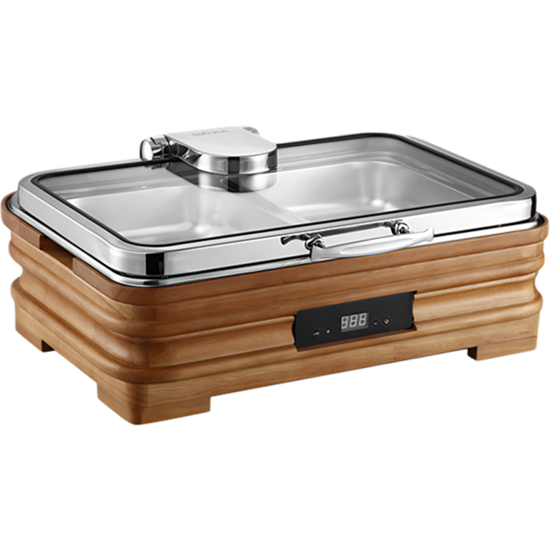 9L Sapele Electric Chafing Dish