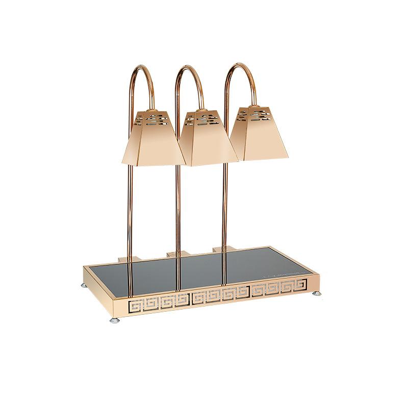 Three Heat Lamp with Base