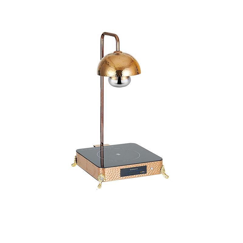 Single Hammered Heat Lamp with Heated Base