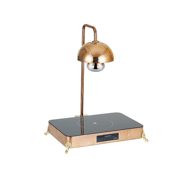 Single Hammered Heat Lamp with Heated Base
